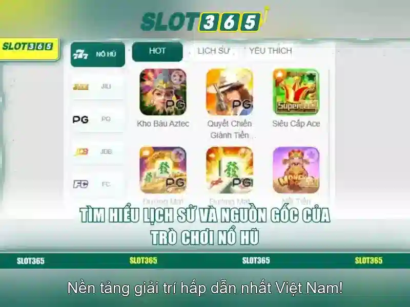 Slot365: Tổng quan về nhà cái slot trực tuyến hàng đầu