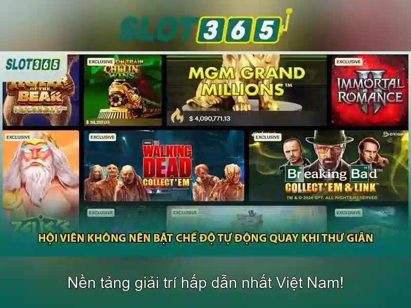 Slot365: Khám phá nền tảng máy xèng trực tuyến đáng tin cậy